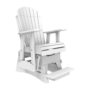 2ft Adirondack Balcony Glider Outdoor Glider 2ft / White