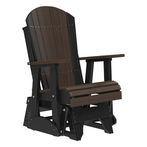 2ft Adirondack Glider Outdoor Glider 2ft / Brazilian Walnut & Black