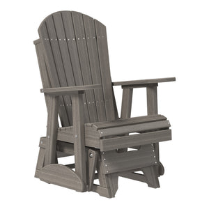 2ft Adirondack Glider Outdoor Glider 2ft / Coastal Gray