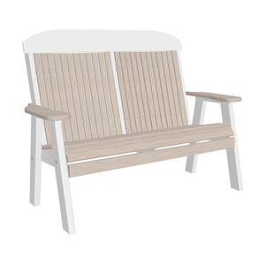 2ft and 4ft Classic Bench by LuxCraft Outdoor Glider 4ft / Birch & White