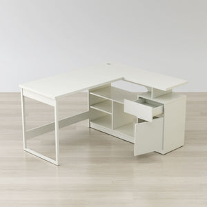 Lexi 55" L-Shaped Corner Desk - The Charming Bench Company