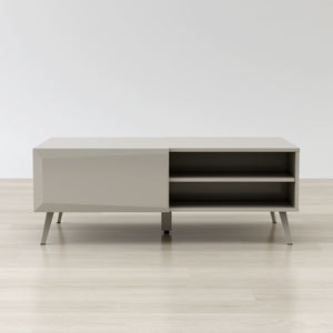 Altus 43" Coffee Table Gloss Grey - The Charming Bench Company