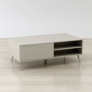 Altus 43" Coffee Table Gloss Grey - The Charming Bench Company