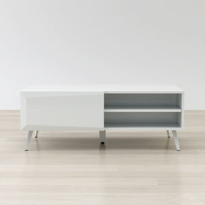 Altus 43" Coffee Table Gloss White - The Charming Bench Company