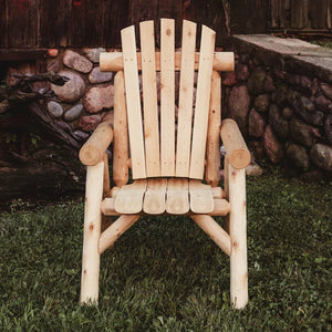 Cedar Log Dining Chair