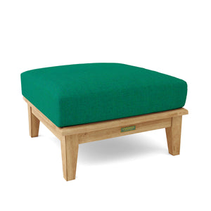 Brianna Deep Seating Ottoman + Cushion - The Charming Bench Company