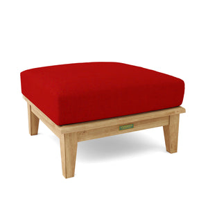 Brianna Deep Seating Ottoman + Cushion - The Charming Bench Company