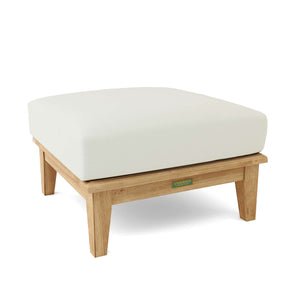 Brianna Deep Seating Ottoman + Cushion - The Charming Bench Company