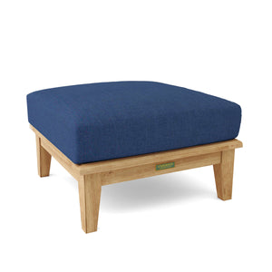 Brianna Deep Seating Ottoman + Cushion - The Charming Bench Company