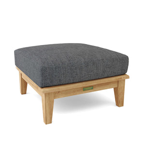 Brianna Deep Seating Ottoman + Cushion - The Charming Bench Company