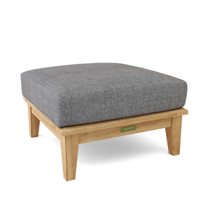 Brianna Deep Seating Ottoman + Cushion - The Charming Bench Company