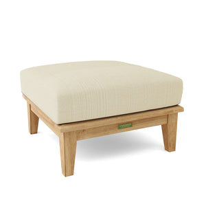 Brianna Deep Seating Ottoman + Cushion - The Charming Bench Company
