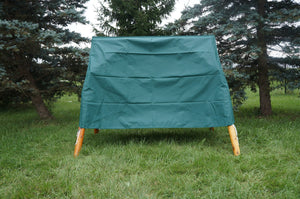 Tete-a-Tete Porch Swing Cover and Tete-a-Tete Cover (Gray or Forest Green)