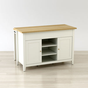 Delphi 53" Kitchen Island Cabinet - The Charming Bench Company