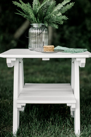 Heritage Two Tier End Table - The Charming Bench Company