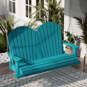 Heritage 5' Swing With Console Wildridge Poly Furniture