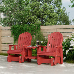 Heritage Double Rock-a-Tee Bench - The Charming Bench Company