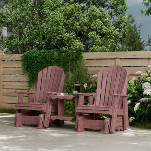 Heritage Double Rock-a-Tee Bench - The Charming Bench Company