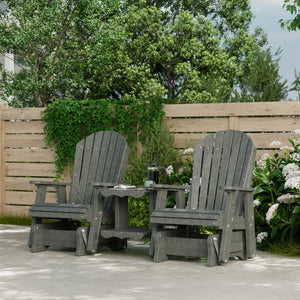 Heritage Double Rock-a-Tee Bench - The Charming Bench Company