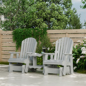 Heritage Double Rock-a-Tee Bench - The Charming Bench Company