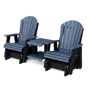 Heritage Double Rock-a-Tee Bench - The Charming Bench Company