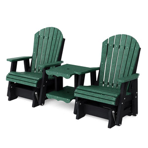 Heritage Double Rock-a-Tee Bench - The Charming Bench Company