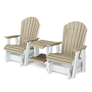 Heritage Double Rock-a-Tee Bench - The Charming Bench Company