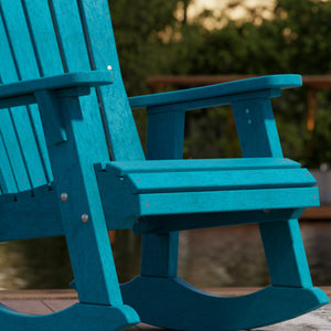Heritage Adirondack Rocking Chair - The Charming Bench Company