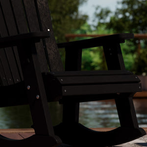 Heritage Adirondack Rocking Chair - The Charming Bench Company