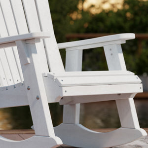 Heritage Adirondack Rocking Chair - The Charming Bench Company