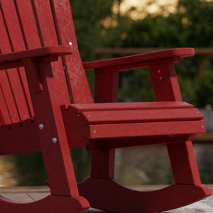 Heritage Adirondack Rocking Chair - The Charming Bench Company