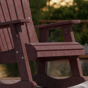 Heritage Adirondack Rocking Chair - The Charming Bench Company