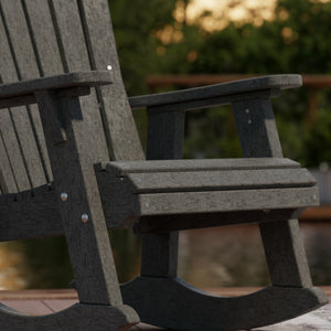 Heritage Adirondack Rocking Chair - The Charming Bench Company