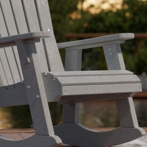 Heritage Adirondack Rocking Chair - The Charming Bench Company