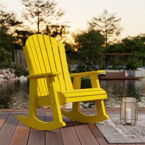 Heritage Adirondack Rocking Chair - The Charming Bench Company