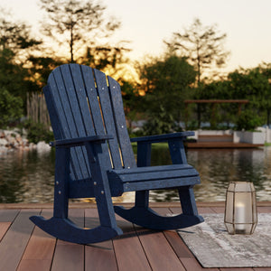 Heritage Adirondack Rocking Chair - The Charming Bench Company