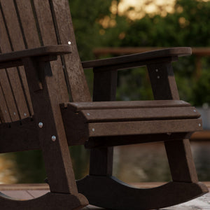 Heritage Adirondack Rocking Chair - The Charming Bench Company
