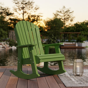 Heritage Adirondack Rocking Chair - The Charming Bench Company