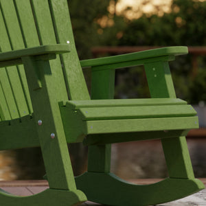 Heritage Adirondack Rocking Chair - The Charming Bench Company