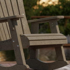 Heritage Adirondack Rocking Chair - The Charming Bench Company