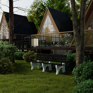 Heritage 4' and 6' Park Benches