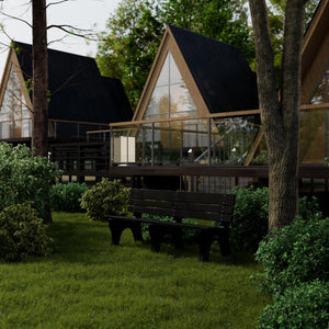 Heritage 4' and 6' Park Benches