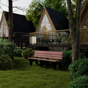 Heritage 4' and 6' Park Benches