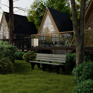 Heritage 4' and 6' Park Benches