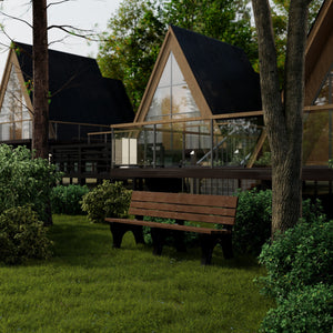 Heritage 4' and 6' Park Benches