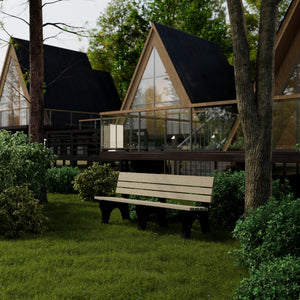 Heritage 4' and 6' Park Benches