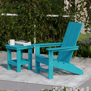 Freedom 3-Piece Modern Adirondack Set with Side Table