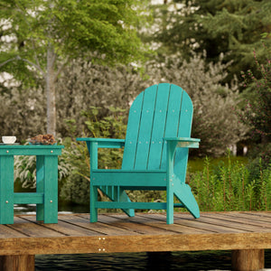 Freedom 3-Piece Traditional Adirondack Set with Side Table