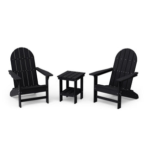 Freedom 3-Piece Traditional Adirondack Set with Side Table