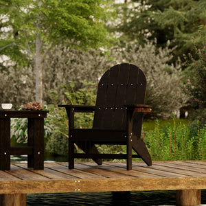 Freedom 3-Piece Traditional Adirondack Set with Side Table